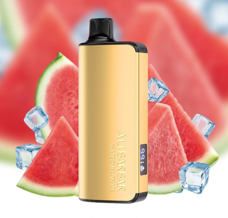 Alibarbar Ingot 9000-watermelon ice &mdash; svaiga un uzticama izvēle e-smēķētājiem
